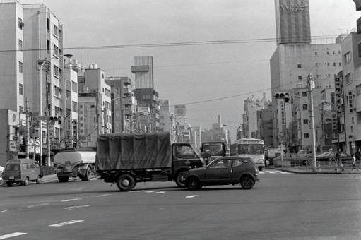 Photo, showa, showa scenery, yotsuya 4-chome, 