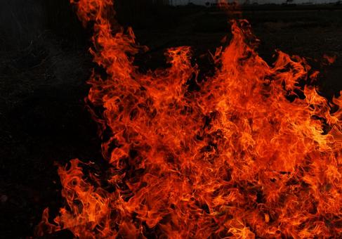 燃える炎 火事　テクスチャー 燃える,焚き火,火の写真素材