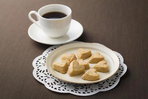 クッキーとコーヒー クッキーとコーヒーの写真