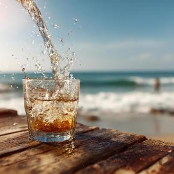 水しぶきが飛び散る爽快な瞬間 水しぶきが飛び散る爽快な瞬間の写真