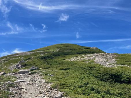 夏の悪沢岳へ登山21 夏の悪沢岳へ登山21 南アルプス,悪沢岳,荒川岳の写真素材