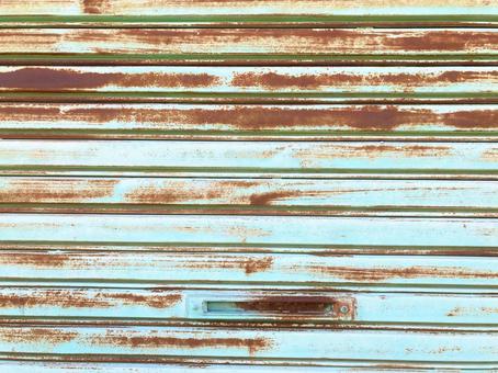 錆びたシャッター シャッター,錆び,レトロの写真素材