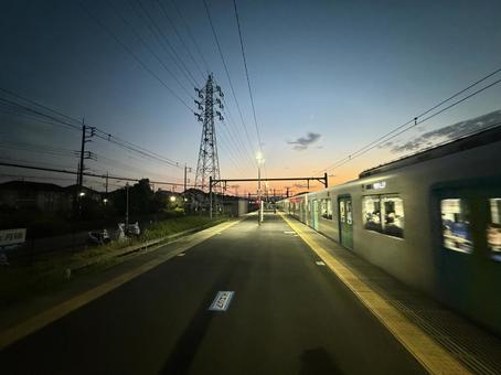 Station at Dusk, JPG