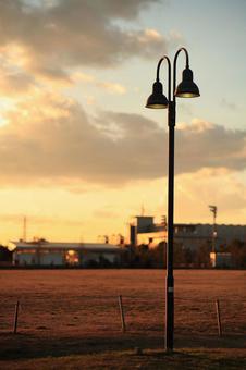 夕暮れ 夕暮れの写真