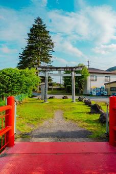 【長野】軽井沢の長倉神社 パワースポット 【長野】軽井沢の長倉神社 パワースポット 長倉神社,軽井沢,駅の写真素材