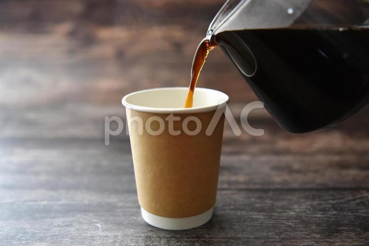 コーヒー　テイクアウト　イメージ コーヒー,珈琲,カフェの写真素材