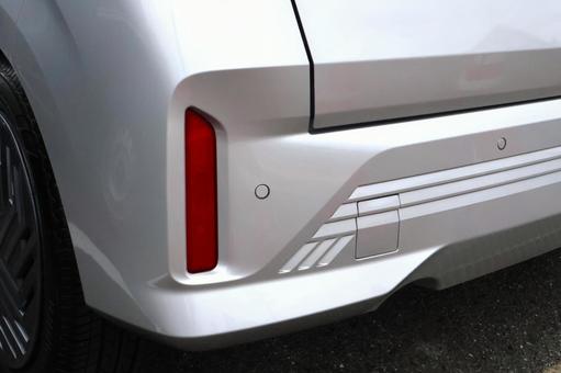 車のリアコーナーセンサー　安全装置 車,コーナーセンサー,リアセンサーの写真素材