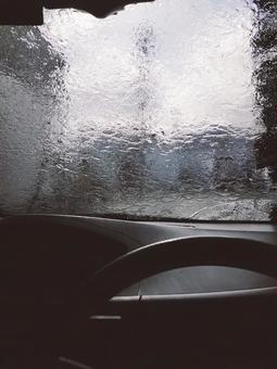 洗車機の中 洗車機,車,洗車の写真素材