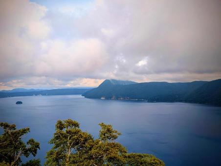 北海道の摩周湖 摩周湖,北海道,湖の写真素材