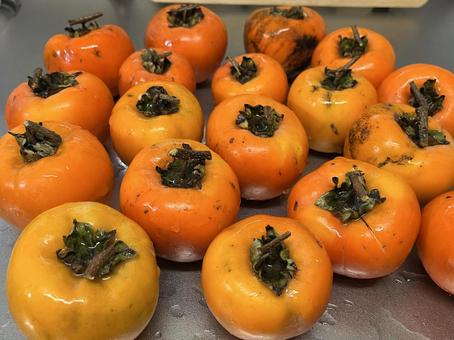 柿 柿,果物,フルーツの写真素材