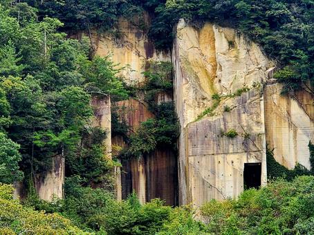 観音下石切り場03 観音下石切り場,かながそ,採石場の写真素材