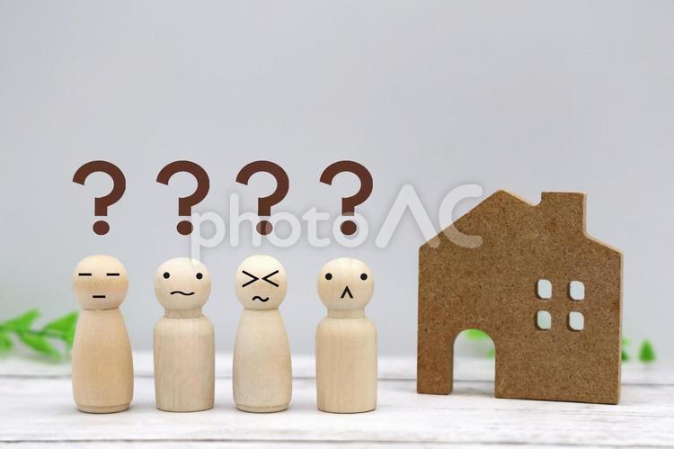 住まいの疑問 住まい,家,疑問の写真素材
