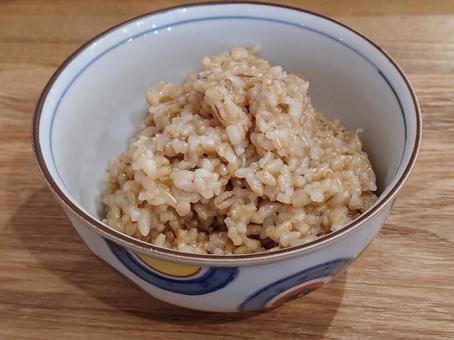 玄米のごはん 玄米,お米,ごはんの写真素材