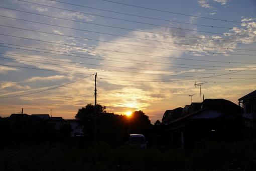 夕焼け空 夕焼け空の写真
