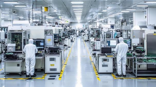 半導体工場のイメージ02 半導体工場のイメージ02の写真