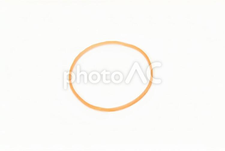 輪ゴム 輪ゴム,ゴム,文房具の写真素材
