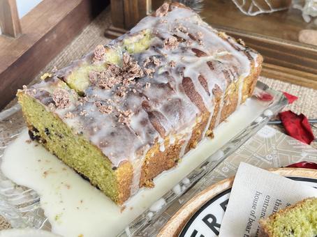 クランベリーのパウンドケーキ クランベリーのパウンドケーキの写真