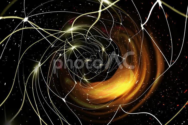 幻想的背景素材　電脳宇宙 背景,素材,壁紙の写真素材