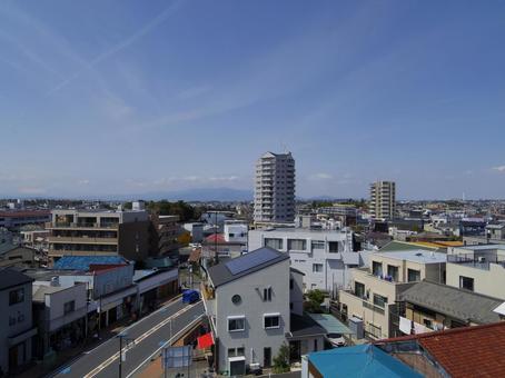 【神奈川県】湘南江の島駅・ルーフテラス 湘南江の島駅,ルーフテラス,湘南モノレールの写真素材