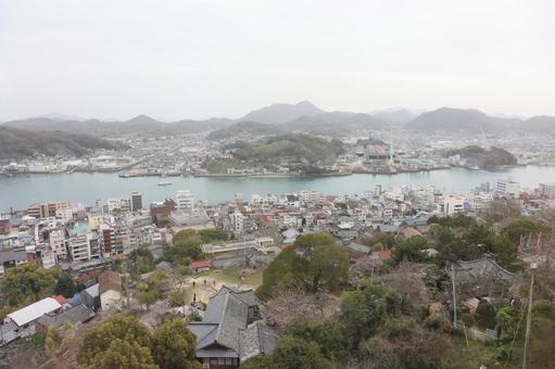 尾道の街並みと海 尾道の街並みと海 尾道,広島,瀬戸内の写真素材