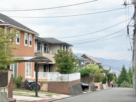 Residential street, family, a street, townscape, JPG