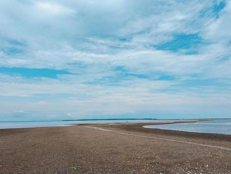 Photo, sea, sky, hokkaido, 