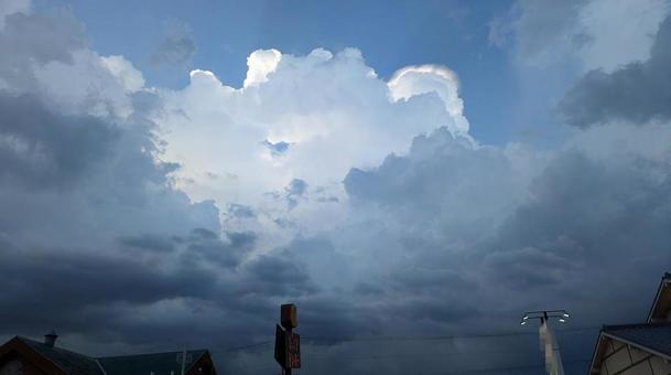 夏の雲（積乱雲） 自然,積乱雲,気象現象の写真素材