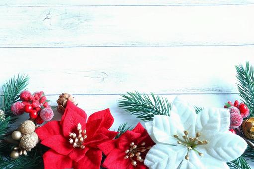 クリスマスのイメージのフレーム　７ クリスマス,冬,フレームの写真素材