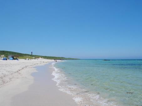 海 海 山口県,海,角島の写真素材
