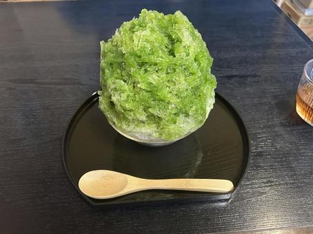 抹茶かき氷 抹茶かき氷 抹茶かき氷,抹茶,かき氷の写真素材