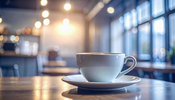 カフェのコーヒーの写真