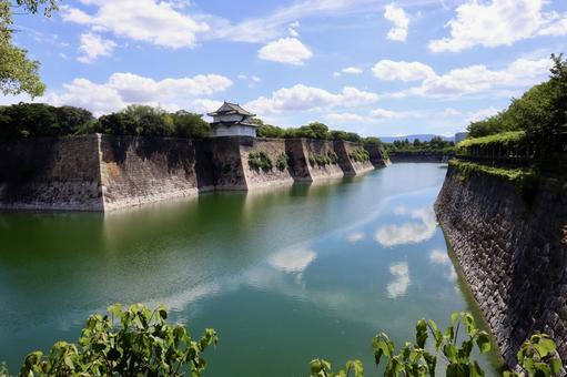 大阪城の堀01 大阪城の堀01の写真