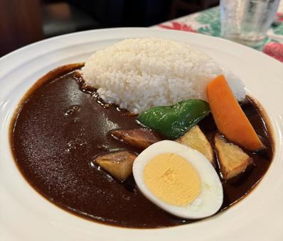 南国黒カレー カレーライス,南国カレー,黒カレーの写真素材