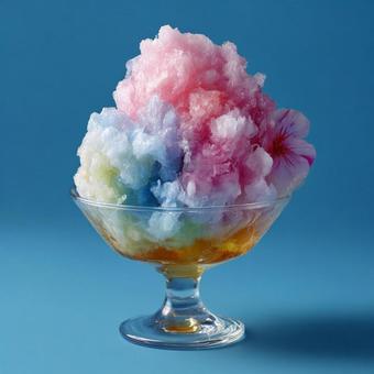 かき氷レインボー かき氷レインボー の写真