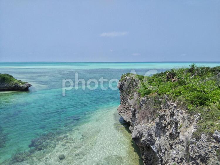 宮古島の海 宮古島,沖縄,沖縄県の写真素材