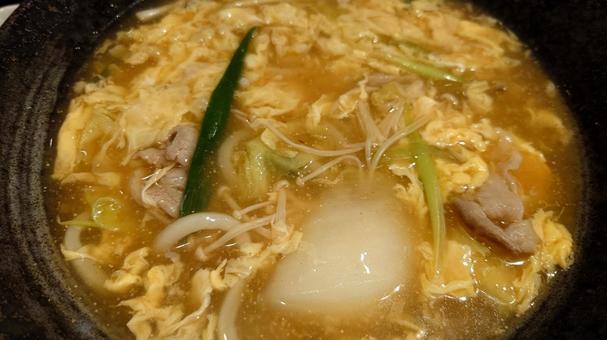 卵とじうどん うどん,卵とじ,卵とじうどんの写真素材
