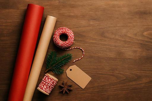 無地ラッピングロールの写真