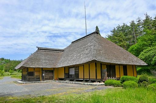 岩手・花巻市 旧小原家住宅 岩手・花巻市 旧小原家住宅 旧小原家住宅,曲がり家,住居の写真素材