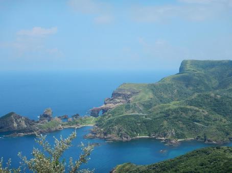 隠岐の島 赤尾展望所 日本海 風景 隠岐の島 赤尾展望所 日本海 風景の写真