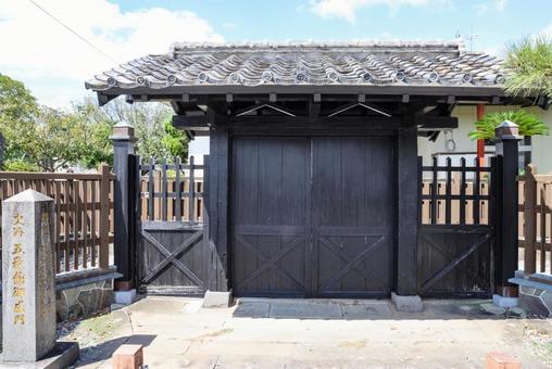 大村藩五教館御成門 大村藩五教館御成門 五教館御成門,五教館,ごこうかんの写真素材