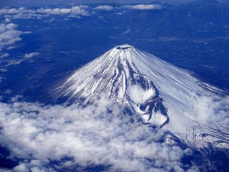 富士山・2 山,富士山,年賀状の写真素材