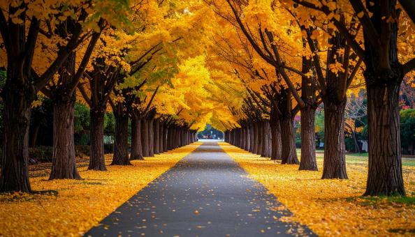 紅葉の風景 紅葉の風景の写真