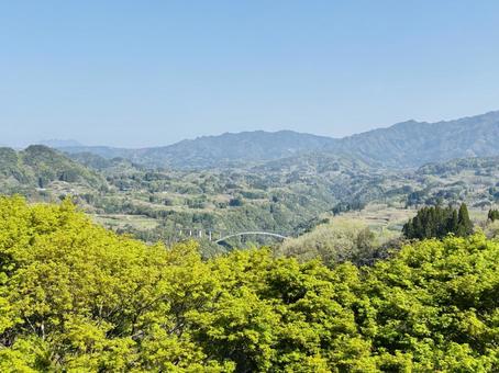 景色 景色 山,自然,緑の写真素材