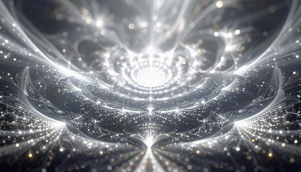 黄金の光を中心に宿す螺旋エネルギー 黄金の光を中心に宿す螺旋エネルギーの写真