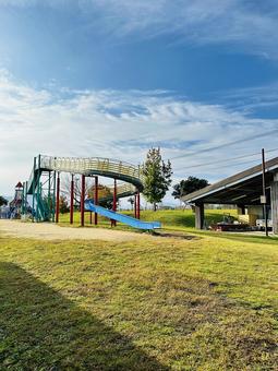 公園　遊具 休憩施設,公園,道の駅の写真素材