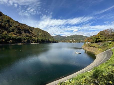 ダム 相俣ダム,ダム,重力式コンクリートダムの写真素材