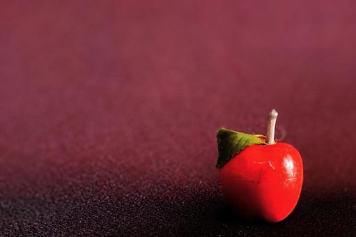 深紅のアクセント 季節,クリスマス,リンゴの写真素材