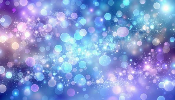 青と紫が混ざり合う幻想的な玉ボケ背景 青と紫が混ざり合う幻想的な玉ボケ背景の写真