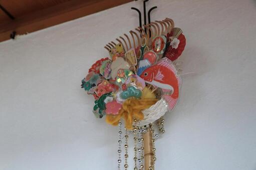 ちょっとお洒落な熊手 熊手,縁起熊手,縁起物の写真素材