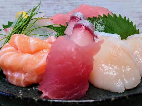 Sashimi close-up, JPG Sashimi close-up, JPG